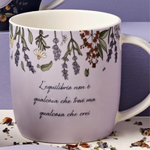 NEAVITA FLORAL BALANCE MUG LILLA