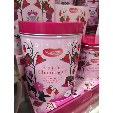 NEAVITA FRAGOLE E CHAMPAGNE INFUSO IN ROYAL TIN