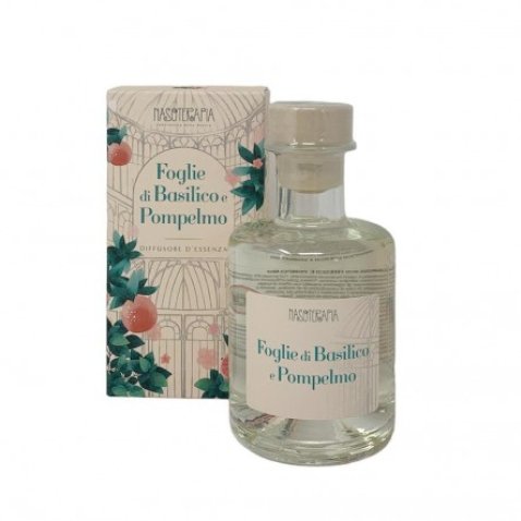 DIFFUSORE BASTONCINI FOGLIE BASILICO E POMPELMO 500 ML