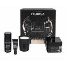 FILORGA XMAS BOX GLOBAL 2023 1 GLOBAL REPAIR BALM 50 ML + 1GLOBAL REPAIR ESSENCE 50 ML + 1 GLOBAL REPAIE EYES & LIPS 4ML + 1 MINI CANDLE