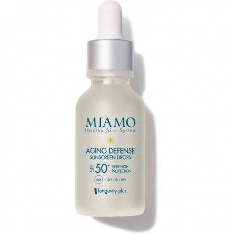 MIAMO - LONGEVITY PLUS AGING DEFENSE SUNSCREEN DROPS SOFT GOLD30 ML