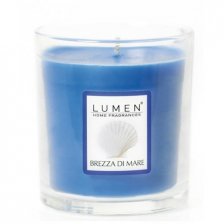 LUMEN - CANDELA VEGETALE IN BICCHIERE DI VETRO BREZZA DI MARE 150 ML