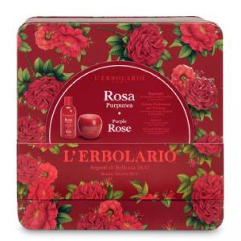 L'ERBOLARIO - ROSA PURPUREA SEGRETI DI BELLEZZA DUO BAGNOGEL 250 ML + CREMA PROFUMATA CORPO 200 ML EDIZIONE LIMITATA