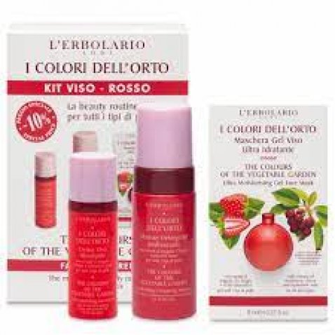 L'ERBOLARIO - I COLORI DELL'ORTO KIT VISO ROSSO PREZZO SPECIALE 10% EDIZIONE LIMITATA