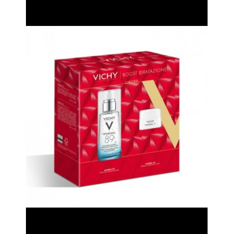 VICHY - MINERAL 89 COFANETTO NATALE 2024 1 MINERAL 89 F50 ML + 1 MINERAL 80 CREMA LEGGERA 15 ML