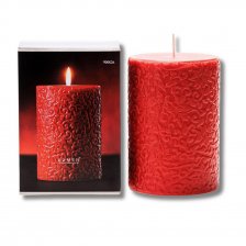 LUMEN - CANDELA VEGETALE CANDELORA ROSSA SPEZIE 900 GR