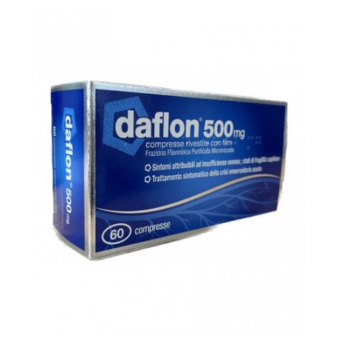 Daflon 60 compresse rivestite 500 mg - Una soluzione rapida ed efficace per la fragilità capillare e le vene varicose