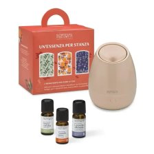 NASOTERAPIA - KIT UN'ESSENZA PER STANZA DIFFUSORE BLOOM COTTONFLOWER OLIO ESSENZIALE BIO