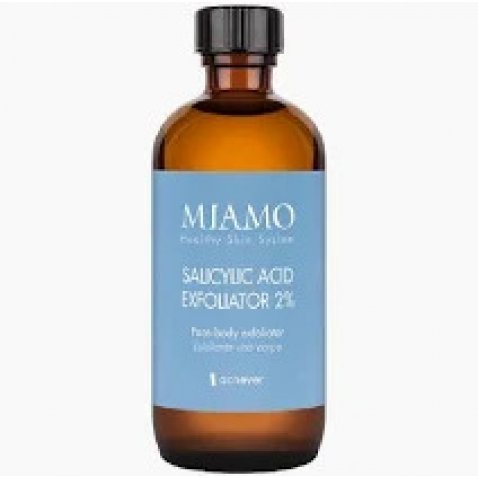 MIAMO - ACNEVER SALICYLIC ACID EXFOLIATOR 2% 20 ML ESFOLIANTE VISO CORPO PER ACNE E PELLE GRASSA