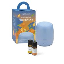 NASOTERAPIA - KIT L'AROMATERAPIA DEL BUONUMORE DIFFUSORE PETITGINEPRO OLIO ESSENZIALE BIO