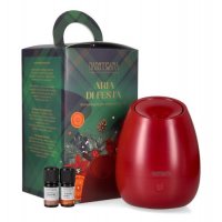 NASOTERAPIA - KIT ARIA DI FESTA DIFFUSORE BLOOM HOLLY + ARANCIO OLIO ESSENZIALE BIO + CANNELLA OLIO ESSENZIALE