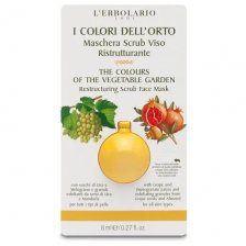 L'ERBOLARIO - I COLORI DELL'ORTO GIALLO MASCHERA SCRUB VISO RISTRUTTURANTE 8 ML