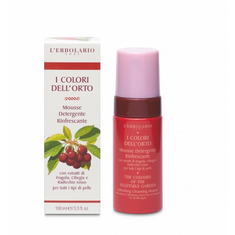 L'ERBOLARIO - I COLORI DELL'ORTO ROSSO MOUSSE DETERGENTE RINFRESCANTE 100ML