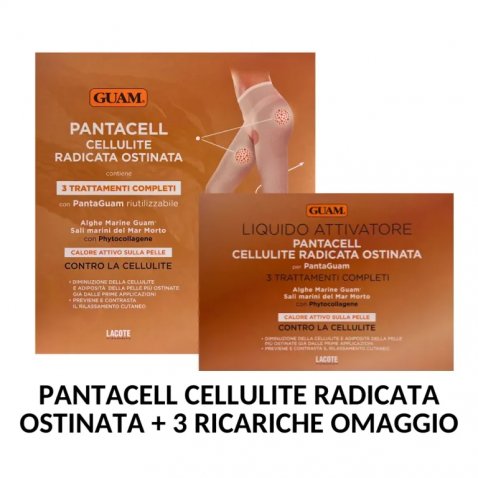 GUAM - PANTACELL CELLULLULITE  RADICATA OSTINATA 3 ATTIVATORI