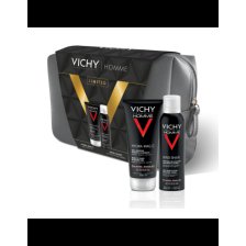 VICHY HOMME - POCHETTE NATALE 2024 1 GEL DOCCIA 200 ML + 1 SCHIUMA DA BARBA 200 ML