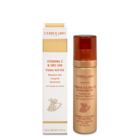 L'ERBOLARIO - VITAMINA C & ORO MASCHERA VISO 50 ML