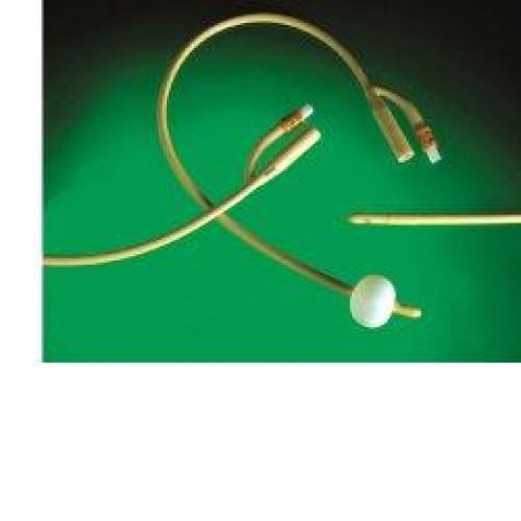 CATETERE URETRALE FOLEY IN LATTICE SILICONATO CH20 PER CATETERIZZAZIONE VESCICALE PRODOTTO IN LATTICE MEDICALE E TRATTATO IN SILICONE NELLA SUPERFICIE ESTERNA