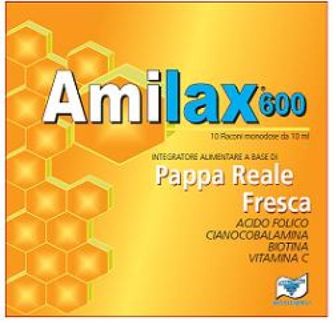  AMILAX 600 10 FLACONCINI 10 ML