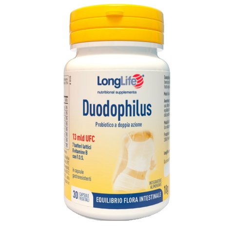 LONGLIFE DUODOPHILUS 30 CAPSULE VEGETALI