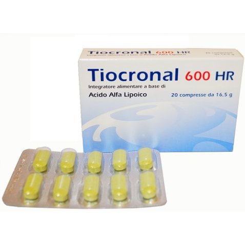 TIOCRONAL 600 HR 20 COMPRESSE