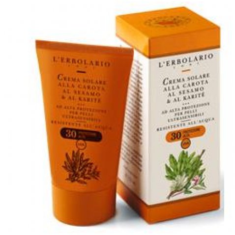 L'ERBOLARIO - CREMA SOLARE CAROTA SESAMO KARITE SPF30 125 ML