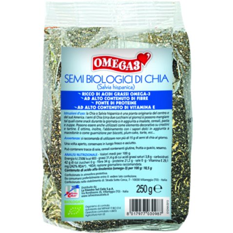 FSC OMEGA 3 SEMI DI CHIA BIO AD ALTO CONTENUTO DI FIBRA 250G