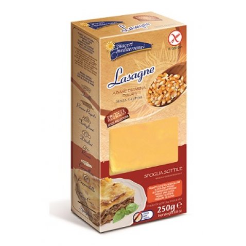 PIACERI MEDITERRANEI PASTA FARINA MAIS LASAGNE 250 G