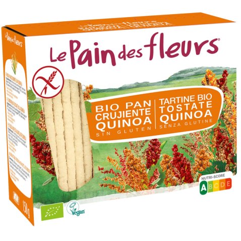 LE PAIN DES FLEURS TARTINE TOSTATE ALLA QUINOA BIOLOGICHE 150 G