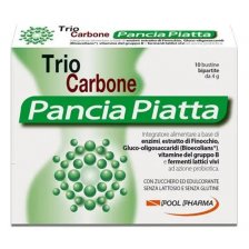 TRIOCARBONE PANCIA PIATTA 10 + 10 BUSTINE