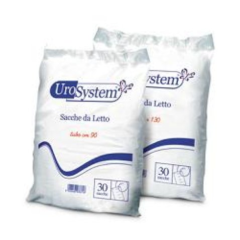 SACCA DI DRENAGGIO DA LETTO PER INCONTINENZA UROSYSTEM TUBO90 CM SENZA SCARICO 30 PEZZI