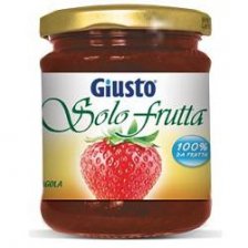  GIUSTO SOLO FRUTTA MARMELLATA FRAGOLE 284 G