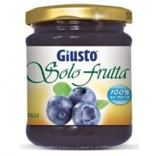  GIUSTO SOLO FRUTTA MARMELLATA MIRTILLI 284 G