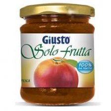  GIUSTO SOLO FRUTTA MARMELLATA PESCHE 284 G