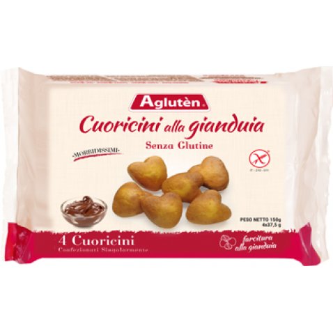 AGLUTEN CUORICINI GIANDUJA150G