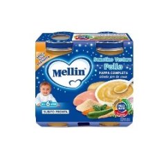 MELLIN OMOGENEIZZATO CENA POLLO VERDURE 2 PEZZI 200 G