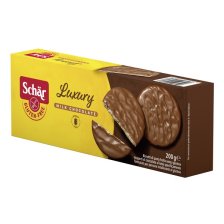 SCHAR LUXURY BISCOTTI DI PASTA FROLLA RICOPERTI DI CIOCCOLATO AL LATTE 200 G