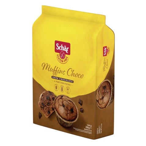 SCHAR MUFFINS CHOCO TORTINE CON CIOCCOLATO FONDENTE 4 PORZIOI DA 65 G