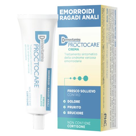 DERMOVITAMINA PROCTOCARE CREMA EMORROIDI RAGADI ANALI 30 MLCON CANNULA