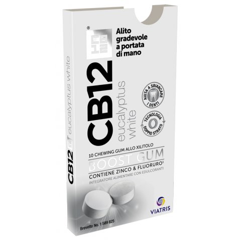  CB12 BOOST EUCALYPTUS WHITE 10 CHEWING GUM