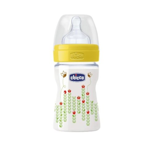CHICCO BIBERON WELL BEING IN POLIPROPILENE UNISEX DA 150 MLNORMAL SILICONE ITA