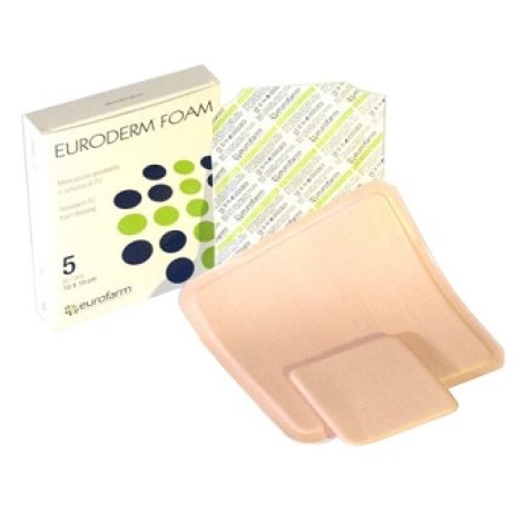 EURODERM FOAM 10X10CM 5PZ