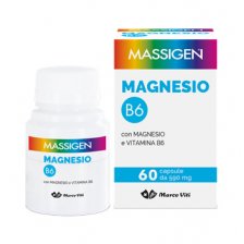 MASSIGEN MAGNESIO B6 60 CAPSULE -  Integratore alimentare per la stanchezza, crampi e dolori muscolari