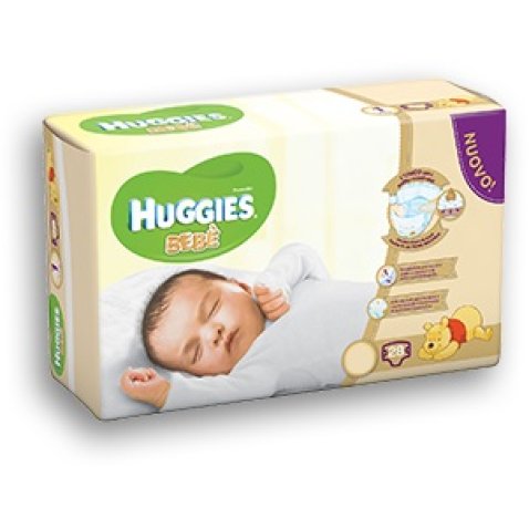 PANNOLINO HUGGIES EXTRA CARE BEBE' BASE 1 28 PEZZI