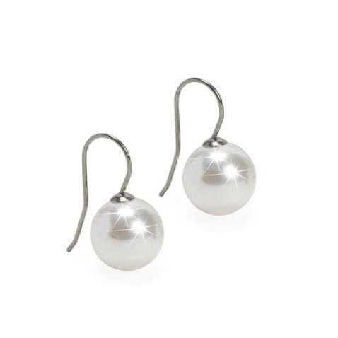 BLOMDAHL GIOIELLO NT PEARL PENDANT 12MM WHITE