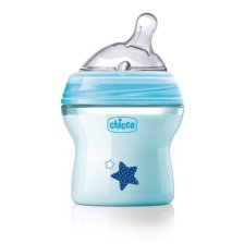 CHICCO BIBERON NATFEEL 0M+ BOY 150 ML