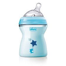 CHICCO BIBERON NATFEEL 2M+ BOY 250 ML