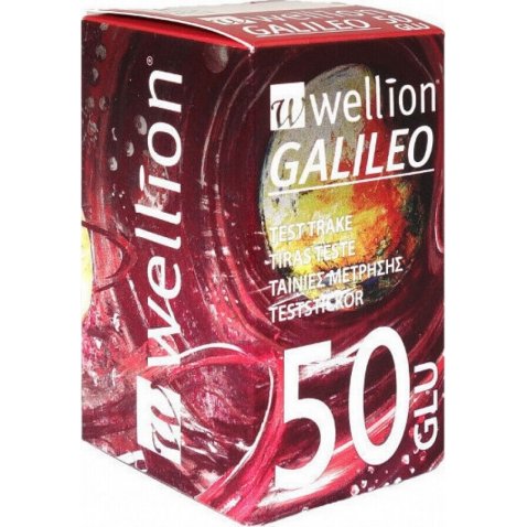 WELLION GALILEO STRIPS 50 GLIC