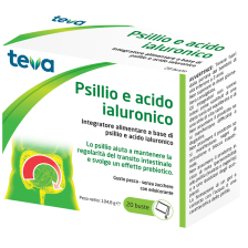 PSILLIO ACIDO IALURONICO TEVA 20 BUSTE 104,8 G