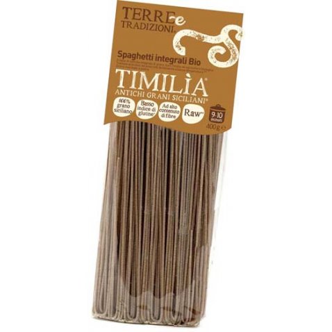 SPAGHETTI DI TIMILIA INTEGRALE BIO 400 G