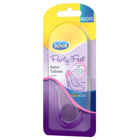 PLANTARE ORTOPEDICO PER RETRO TALLONE PARTY FEET SCHOLL GELACTIV 1 PAIO